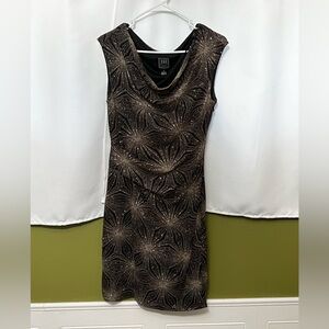 JH Evenings Black Sparkle Cocktail Dress | Size 10
